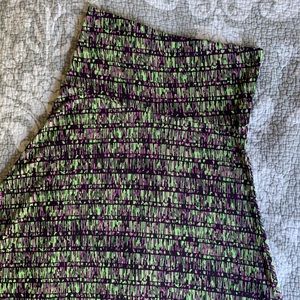 LuLaRoe Purple Green Striped Maxi Skirt